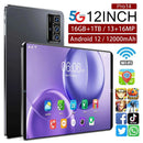 12 Inch Dual SIM Android Tablet  16GB+1TB 14 Pro Pro Branded Educational Phone Call Feature