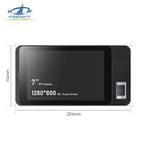 HFSecurity FP07  7 Inch Biometric Tablet Android Fingerprint Card Scan Mobile Handheld Tablet with Free SDK API