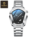 BINBOND Men's Quartz Watch — Crystal-Accent Dial, Steel Bracelet — product image 5