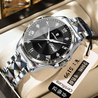 Men's Luxury-Style Quartz Watch — Day/Date, Stainless Steel Bracelet — product image 20