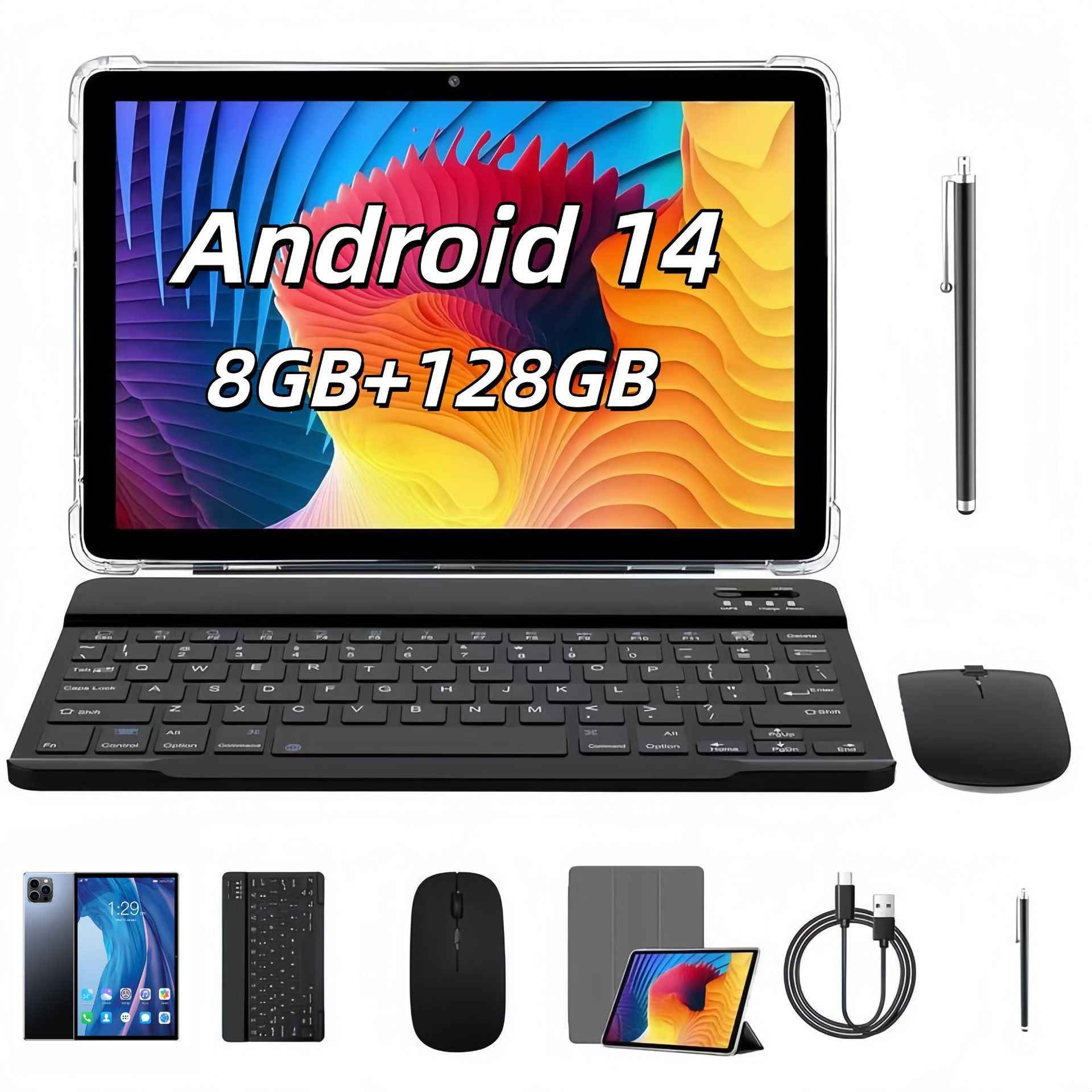 10.1" 2-in-1 Tablet Laptop — 5G Dual SIM, 8GB RAM, 128GB | Work & Study Anywhere
