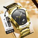 BINBOND Men's Quartz Watch — Crystal-Accent Dial, Steel Bracelet — product image 12