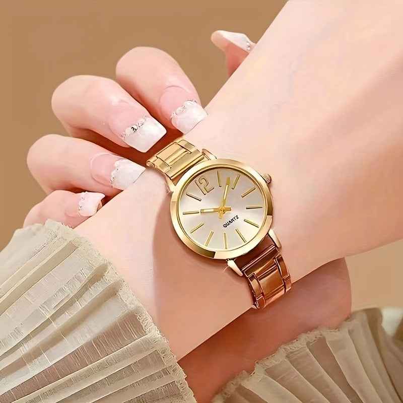 Women's Quartz Watch & Jewelry Set
