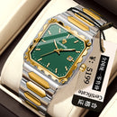 Binbang Square Men's Quartz Watch — Date Window, Steel Strap — product image 9
