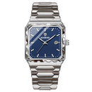 Binbang Square Men's Quartz Watch — Date Window, Steel Strap — product image 5