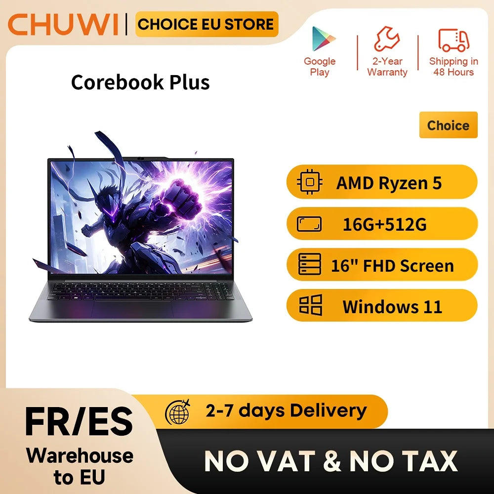 16 inch 16G 512G / france