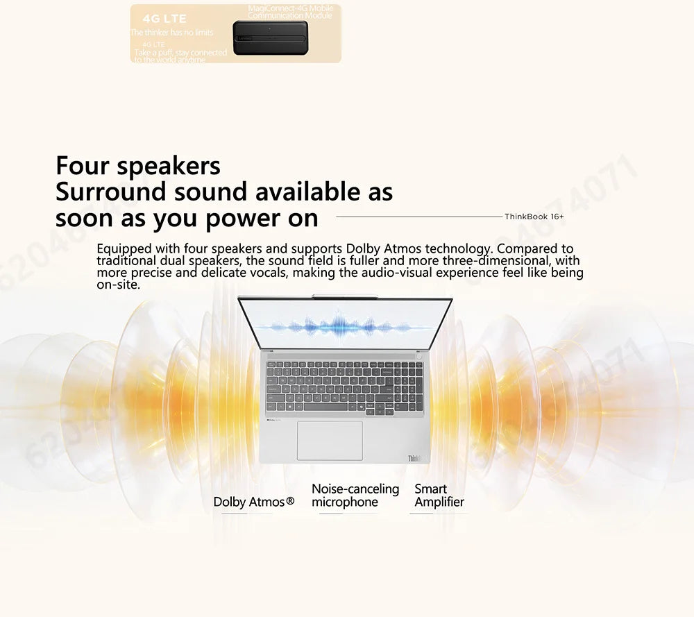Lenovo ThinkBook 16 2026 – AMD Ryzen 7 or AI7 | Up to 32GB DDR5 | 1TB SSD | 2.5K 120Hz | AMD Radeon 780M