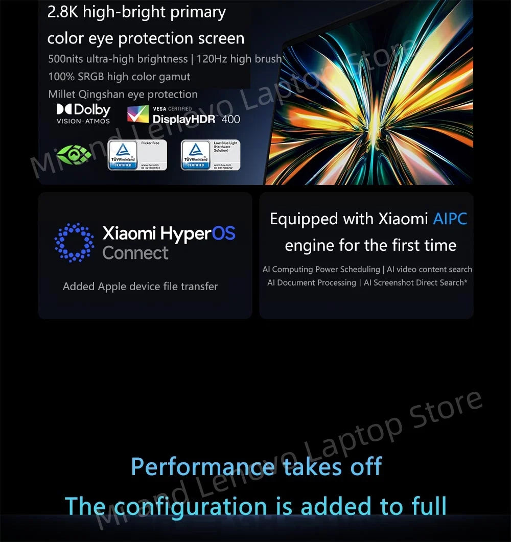 Xiaomi REDMI Book Pro 14 2025 – Intel Core Ultra 5/7 | Up to 32GB DDR5 | 1TB SSD | 2.8K 120Hz | Wi-Fi 6