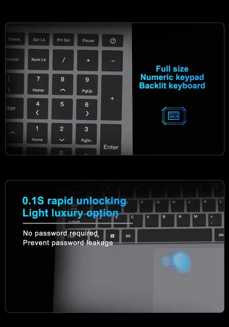 15.6" Gaming Laptop — Intel i9-10980HK/i3-6100 Options, 16GB RAM, 1TB SSD — product image 20