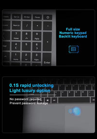 15.6“ Gaming Laptop Computer Intel i9 10980HK i3 6100 Laptop PC Gamer 16GB RAM 1TB SSD Fingerprint Unlock Notebook PC Backlight
