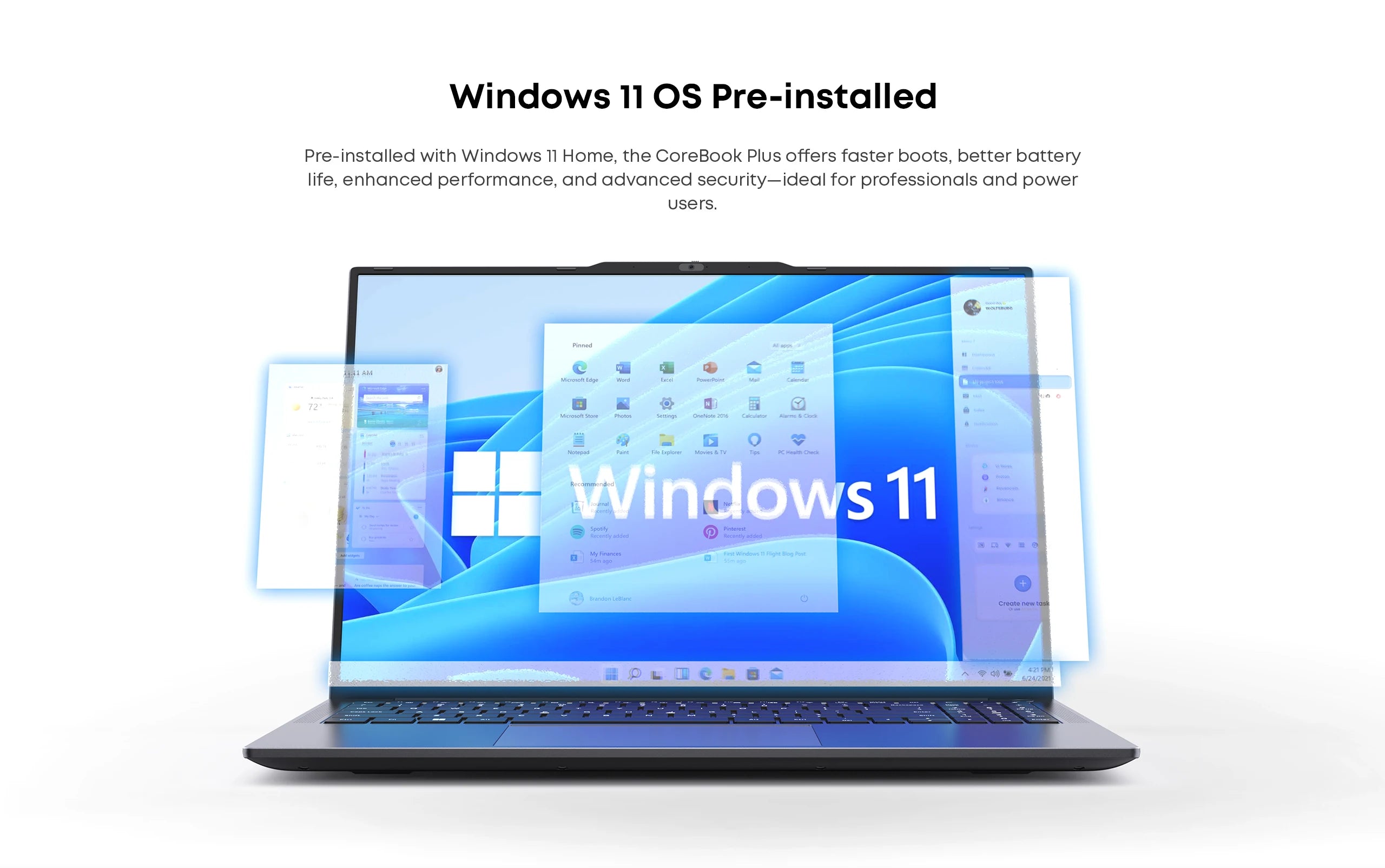 CHUWI CoreBook Plus 16" — Ryzen 5, 16GB RAM, 512GB SSD Metal Laptop — product image 15