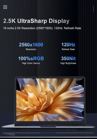 Ninkear N16Pro 16" — Intel Core i7, 2.5K 120Hz, 16GB RAM, 1TB SSD — product image 9