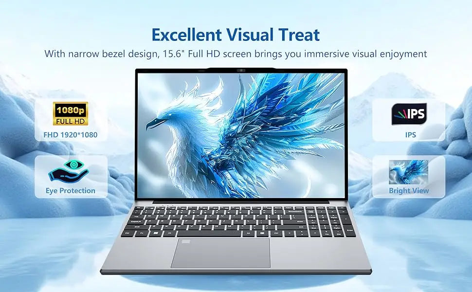 Portable 15.6" Gaming Laptop — Intel Core i9-10980HK/i9-9900U, 16GB RAM, Fingerprint Unlock — product image 9