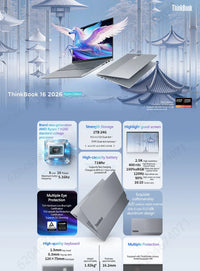 Lenovo ThinkBook16 2026 Ryzen 7 H 260 24GB 1TB /ThinkBook16+ 2026 AI7 H 450 32GB 1TB 16''
