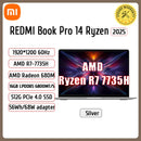Ordinateur portable Xiaomi REDMI Book 14 /REDMI Book 16 R5-7535H/R7-7735H 16G 512G SSD Ordinateur portable fin pour jeux, bureau et conception