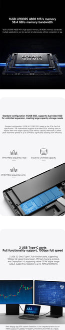 GPD MicroPC 2 — 7" Mini Laptop, Intel i3-N300, 16GB RAM, Up to 4TB SSD — product image 13