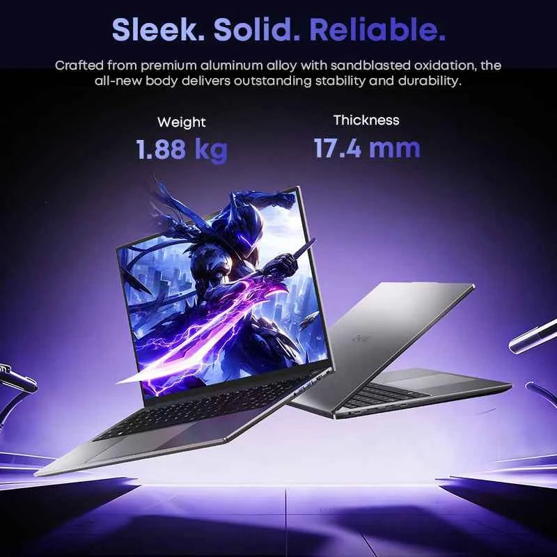 CHUWI CoreBook Plus 16 Inch AMD Ryzen 5 Laptop Up to 4.0GHz FHD Screen 16GB RAM 512GB SSD Metal Body Notebook With Cooler