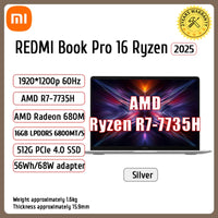 Xiaomi REDMI Book 14" / 16" – AMD Ryzen 7 7735H or Ryzen 5 | 16GB DDR5 | 512GB SSD | 1920×1200 | Windows 11