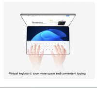 GLF-S2 10.9+10.95 Inch Dual Screen Laptop Intel i3 1215U N100 Touchscreen Notebook WIFI 6 180° flip Win11 Laptop Tablet Computer