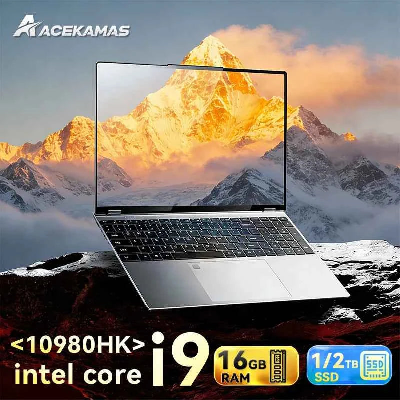 ACEKAMAS 15.6" Gaming Laptop – Intel Core i9-10980HK | 16GB DDR4 | IPS FHD | Fingerprint | Windows 11 Pro
