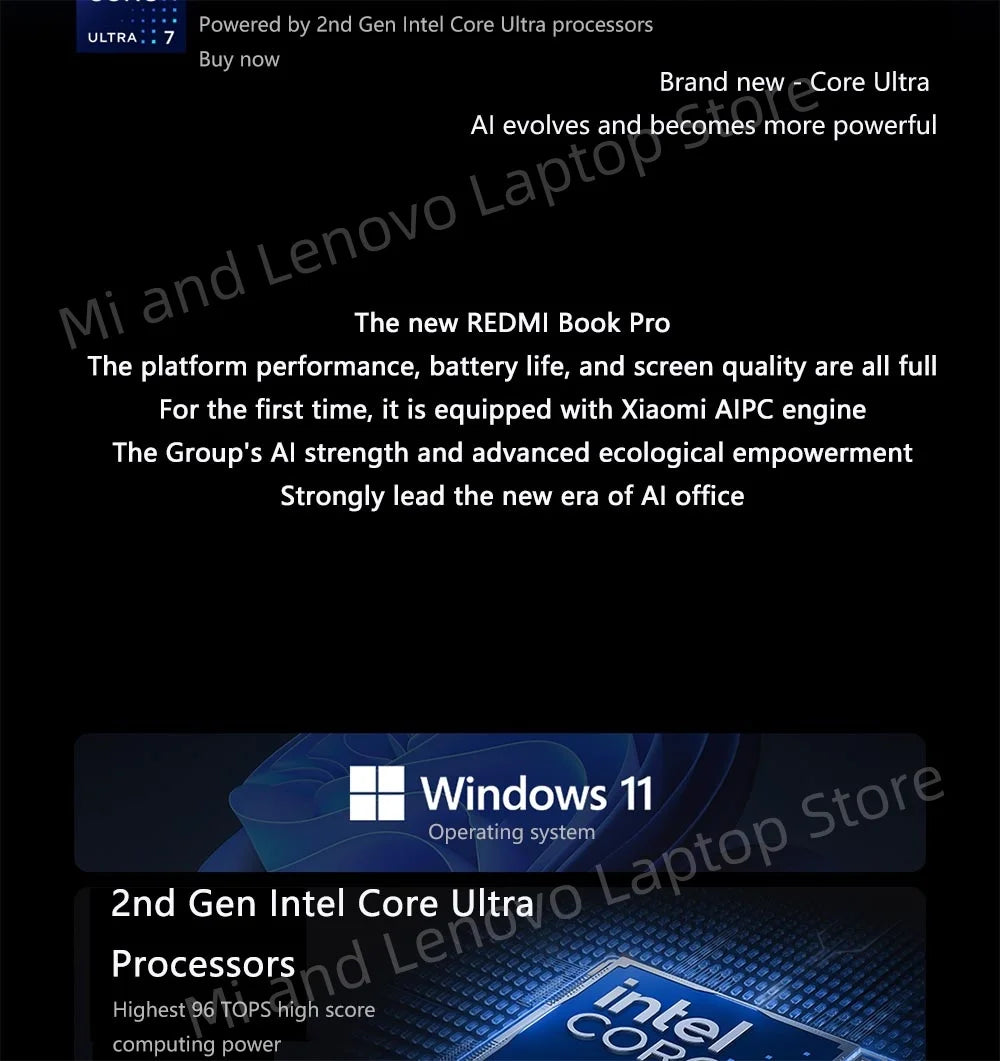 Xiaomi REDMI Book Pro 14 2025 – Intel Core Ultra 5/7 | Up to 32GB DDR5 | 1TB SSD | 2.8K 120Hz | Wi-Fi 6