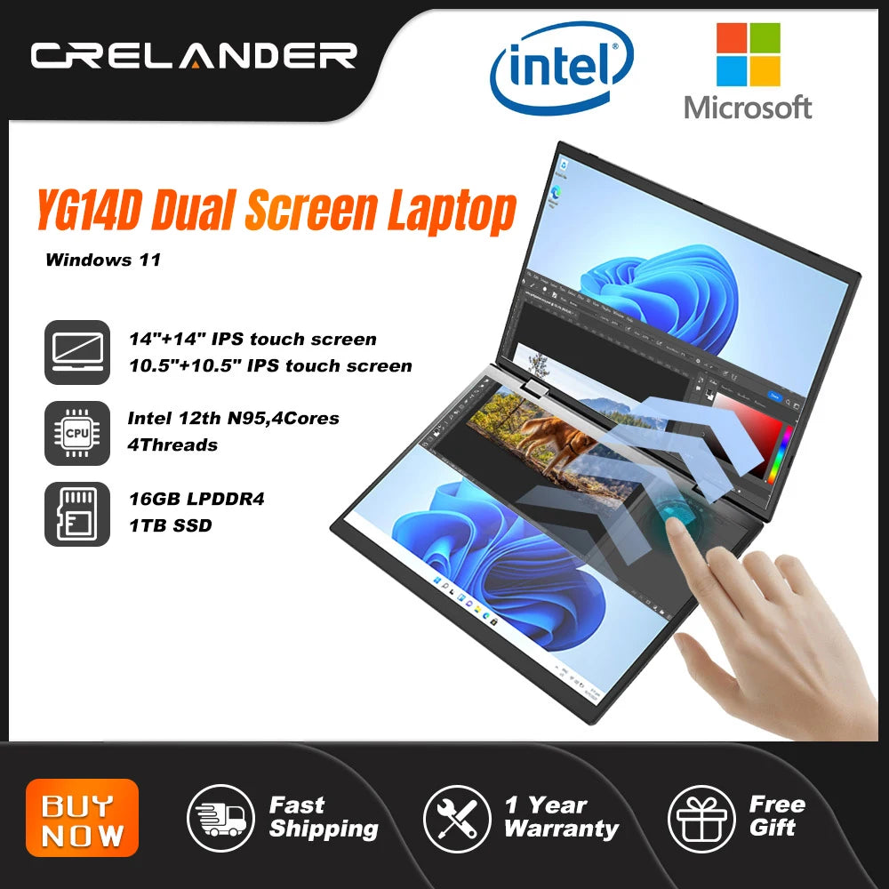 16GB RAM 512GB SSD / 10.5 inch Intel N95 / EU|China Mainland