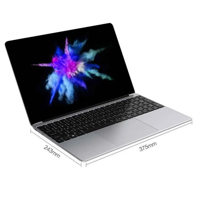 15.6 INCH Windows 10 Home 64 Bit Laptop PC 8GB DDR4 RAM 256GB SSD ROM Intel Celeron J4125 CPU 1920*1080 IPS 2×USB 3.0