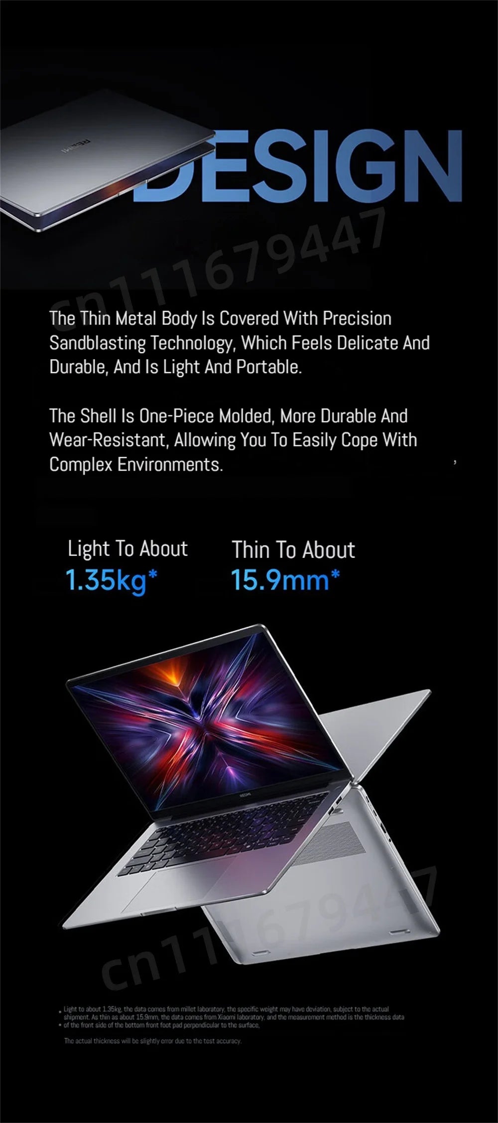 Ordinateur portable Xiaomi REDMI Book 14 /REDMI Book 16 R5-7535H/R7-7735H 16G 512G SSD Ordinateur portable fin pour jeux, bureau et conception