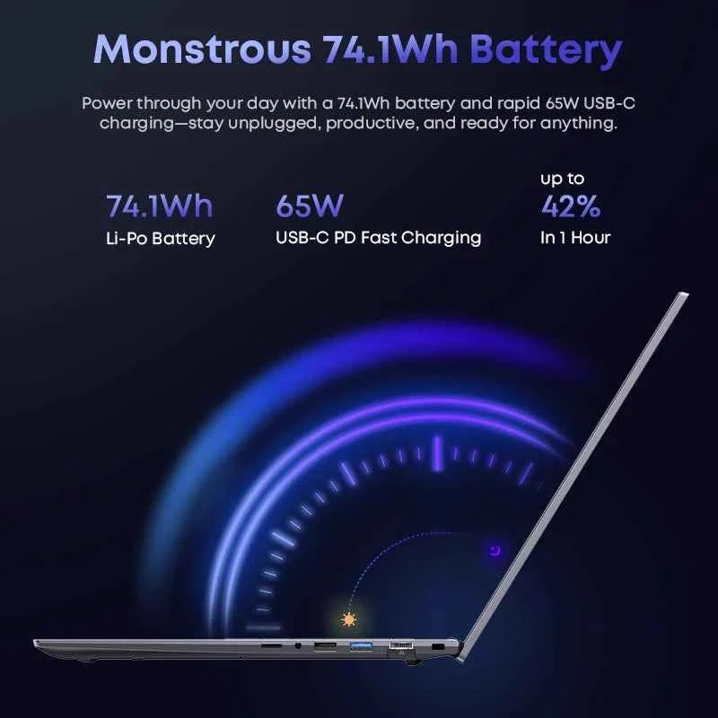 CHUWI CoreBook Plus 16" — Ryzen 5, 16GB RAM, 512GB SSD Metal Laptop — product image 11
