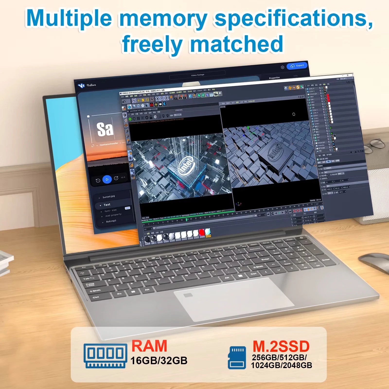 15.6" Gaming Laptop — Intel i9-10980HK/i3-6100 Options, 16GB RAM, 1TB SSD — product image 5