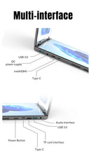 CRELANDER YG14D Dual Screen 2-in-1 Laptop – 14"+14" 2K Touch | Intel N95/N100 | Up to 32GB | RGB Backlit | 360° Flip